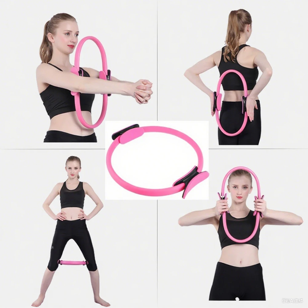 Portable Fitness Ring with Non Slip Handles for Women