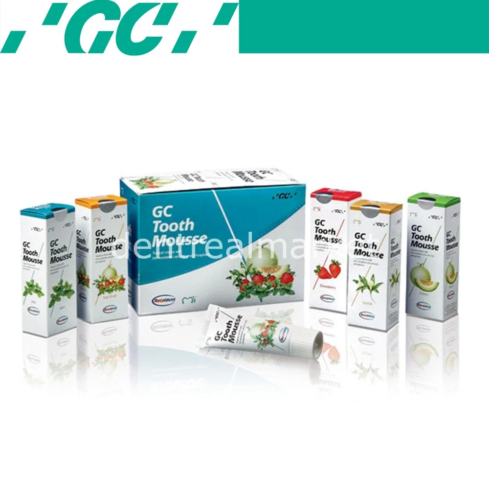

GC Dental Tooth Mousse Topical Cream 10*40G-Topical Creme with bio-available calcium and phosphate