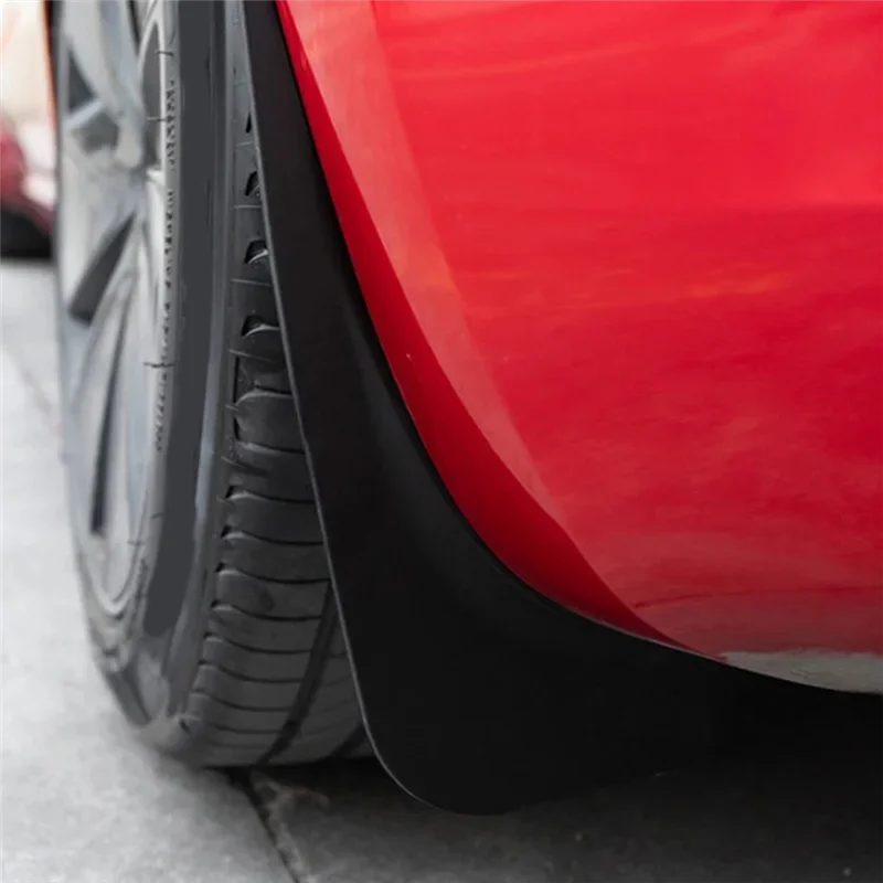 Tesla Model 3 Highland 2024 TPE 머드 가드 펜더 안티 스노우 안티 샌드 가드 보호대 액세서리 용 머드 플랩