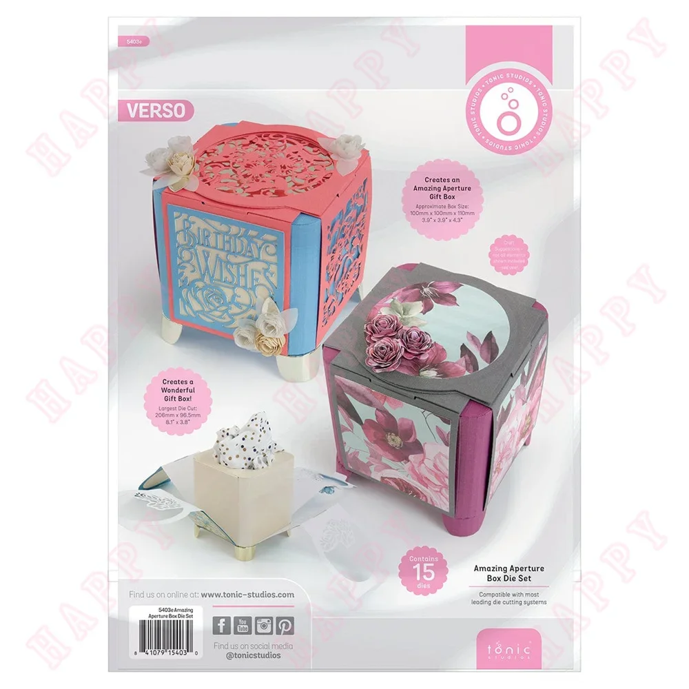 

Terrific Tool Box Metal Cutting Dies For DIY Scrapbook Album Decorative Embossing DIY Paper Cards Making Amazing Aperture Box