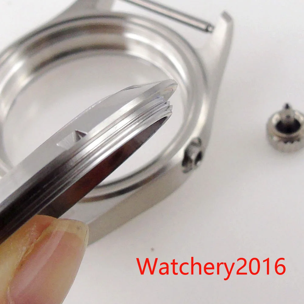 36mm Tandorio Sapphire Glass Watch Case For NH35A NH36 2824