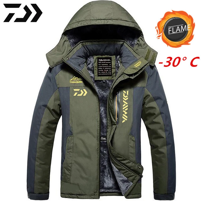 2022 Fishing Clothing Winter Autumn Winter Waterproof Warm Fishing Jackets  Men Fleece Thick Outdoor Fishing Shirts M-9XL - AliExpress