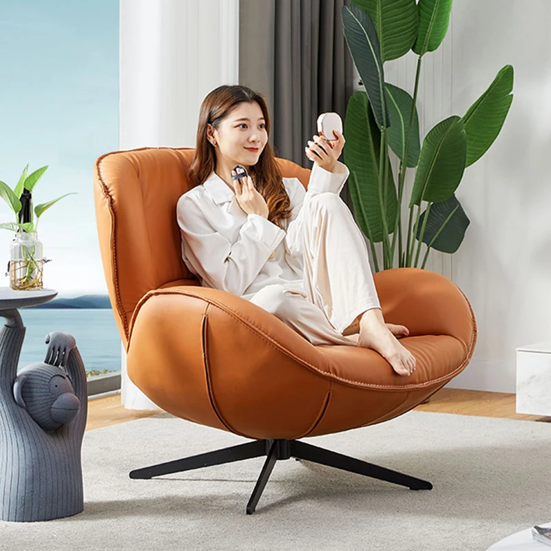 Leisure Sofa Chair High Density Sponge Large Sitting Space 306 Smooth Rotation Chaise Lounge Relaxing Chairs For Living Room