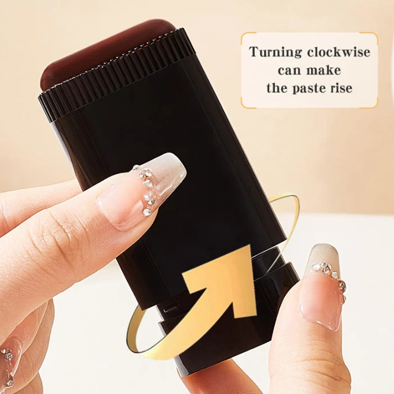 남녀공용 헤어 컬러 스틱, 빠르게 새치를 커버하는 헤어 라인 즉시 커버 헤어 염색 스틱 어플리케이터