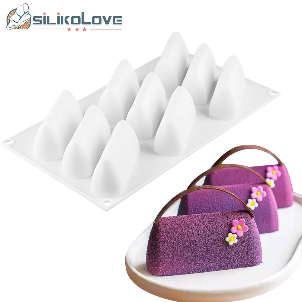Lady Bag Shape Silicone Pastry Molds for Baking Mousse Mold Silicone Forms Mousse Cake Mould Pastry and Bakery Accessories