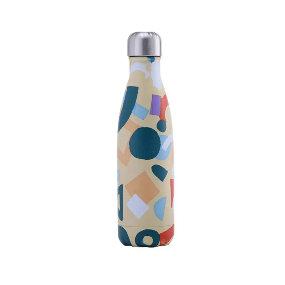 Creative Double-Wall Thermos Cup 304 Stainless Steel Drink Water Bottle High Capacity Sport Water Bottles
