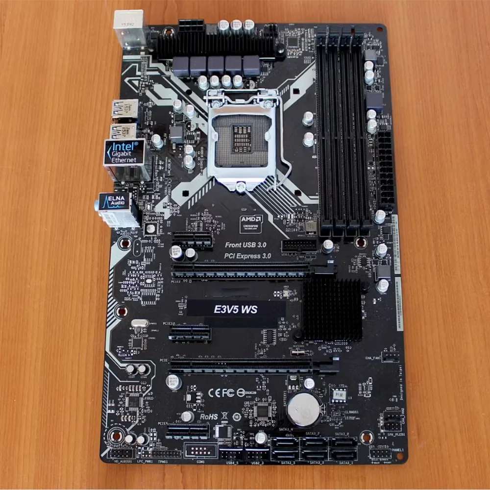 E3V5 WS For ASrock Desktop Motherboard DDR4 2133 64GB Support i7 i5 7 E3V5 WS For ASrock Desktop Motherboard DDR4 2133 64GB Support i7 i5 - Image 5