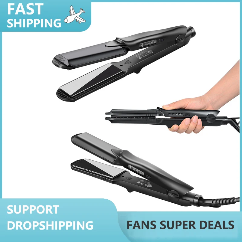 Professional Straightenr Plate Electric Splint Hair Straightener Ion Ironing Straight Plate Clip Hair Salon Special Curling Iron professional basketball for size5 elementary middle school students size7 for adult youth special indoor outdoor cool basketball