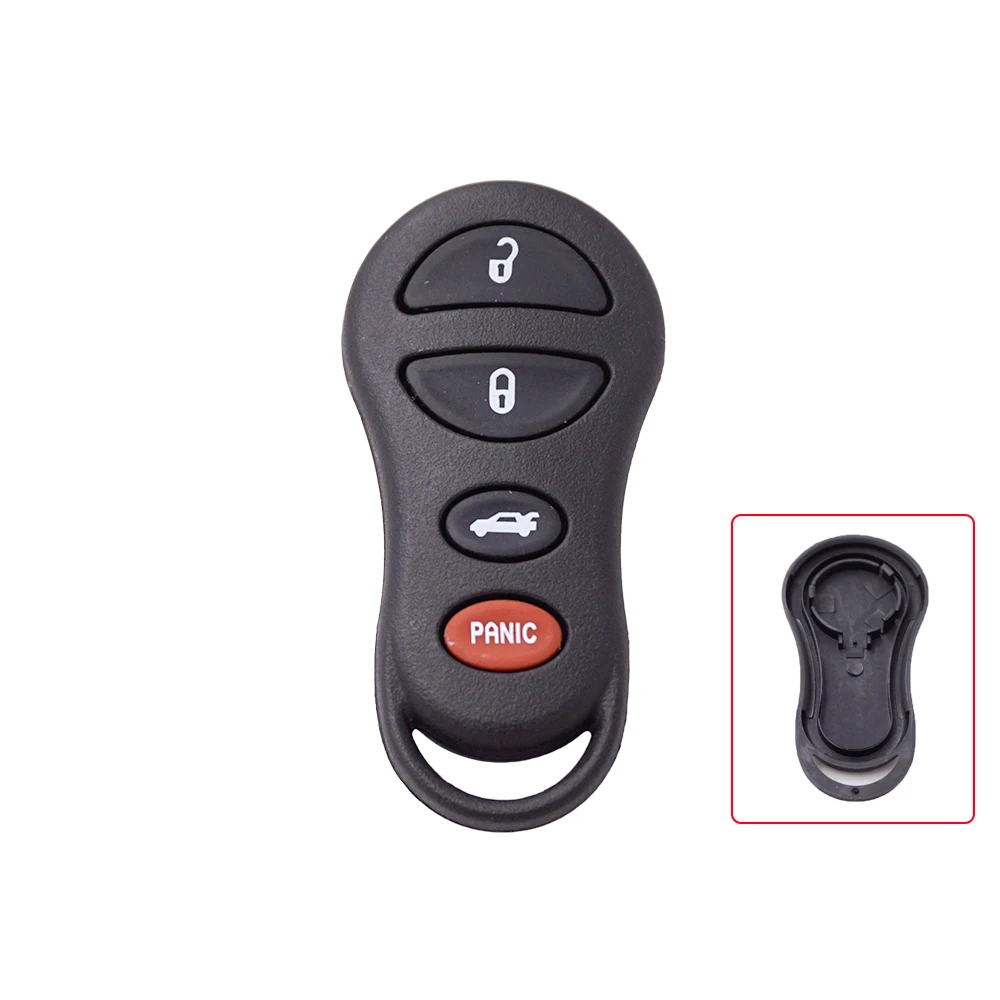 Remote Car Key Shell Case for Chrysler PT Cruiser Town & Country Dodge Ram 1500 Caravan Jeep Keyless