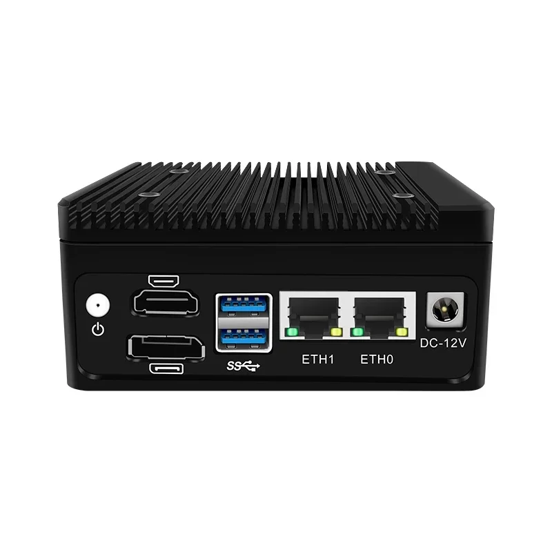SZBOX 4*i226-V 2.5G LAN 12th Gen Alder Lake-N100 Firewall Router Fanless Mini PC DDR5 NVME SSD Barebone Computer Proxmox pfSense