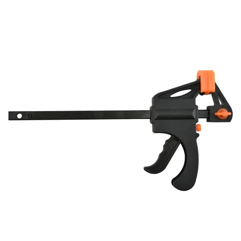 Description Picture 4 of item1Pcs Woodworking Work Bar Mini F Clamp Clip Set Hard Quick Ratchet Release Clip DIY Carpentry Hand Tool Gadget Woodworking Clamp