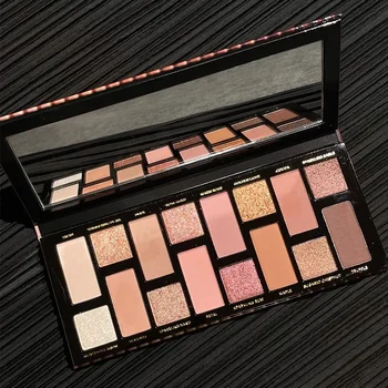 Glitter 16 Color Eyeshadow Palette Makeup Long-lasting Matte Eye Shadow Palettes Brighten Eye Cosmetics Women Beauty Earth Color