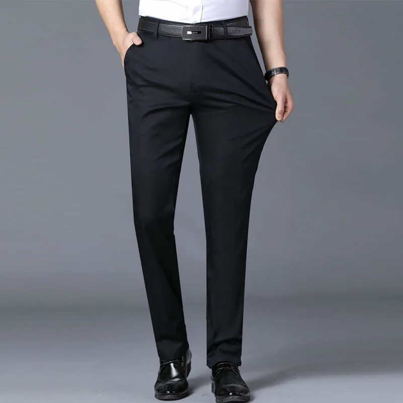 2023 New Men's Suit Pants Spring Autumn Fashion Business Casual Suit