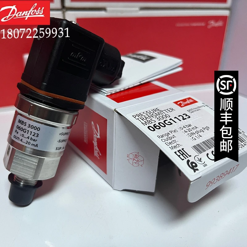

Pressure Transmitter - Danfoss - 060G6621 0-25bar