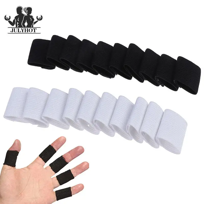 10pcsSportsFingerSleeveBasketballStretchyBandsProtectionHand