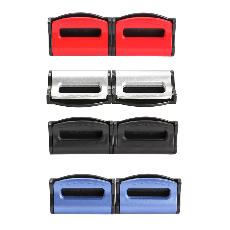 Universal Car Seat Belts Clips Safety Adjustable Auto Stopper Buckle Plastic Clip 4 Colors Interior Accessories Car-styling Seat Belt Clip Seat Belt Protector Seat Belt Stopper Car Seat Belt Accessory 2pcs