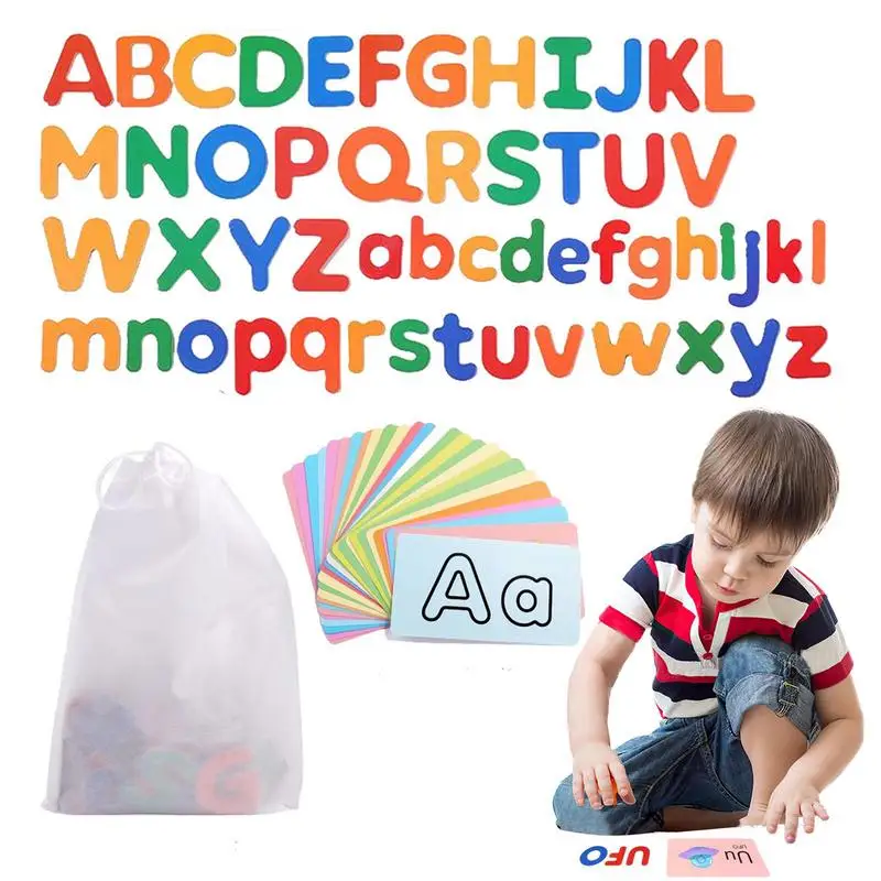 

Cartoon Educational Letters Toy Home Decoration Children Wooden Fridge Magnet For Kids Home Decor Home