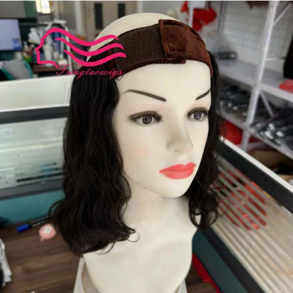 Top quality best european virgin hair kosher hatfall wig , unprocessed hair jewish hatfall Best Sheitels