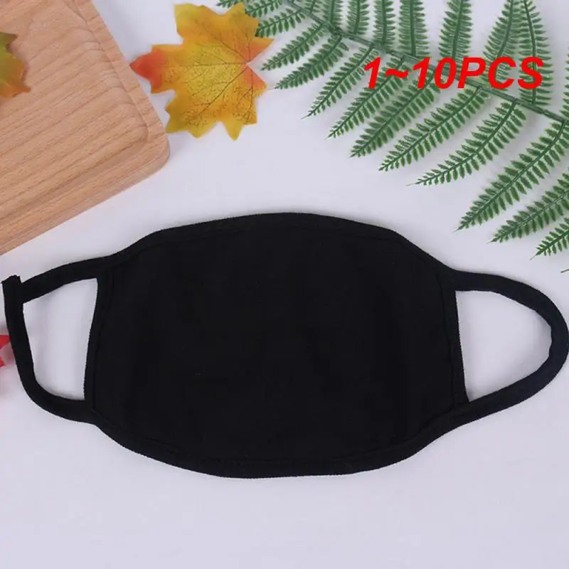 

Черная хлопковая маска для езды на велосипеде ветрозащитная унисекс маска для лица из мягкого хлопка дышащая защитная маска для езды на открытом воздухе