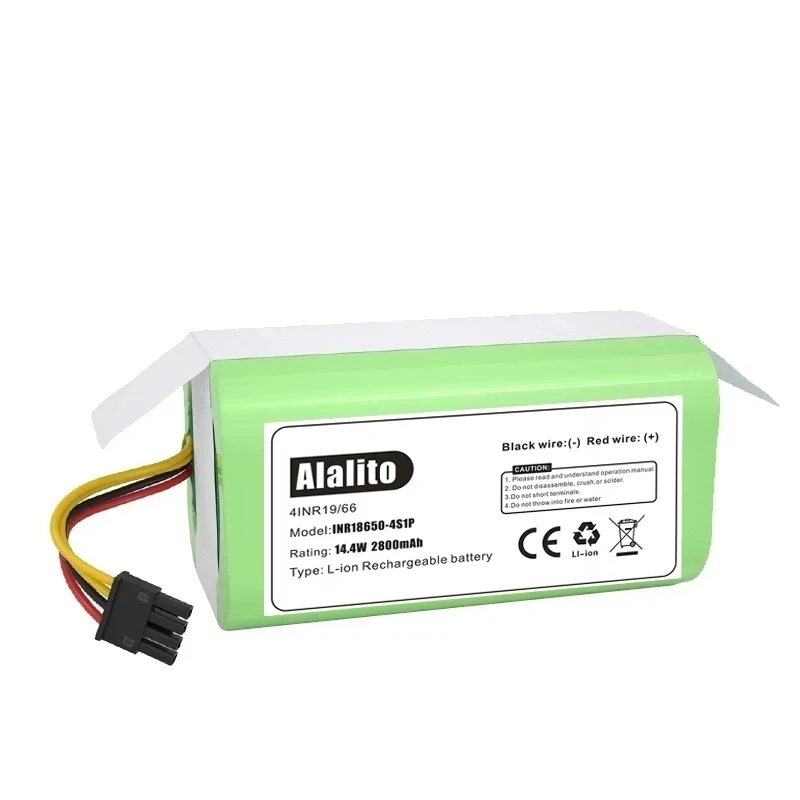  Batería de iones de litio de repuesto de 14.4V 2800Mah/3000Mah,  batería de iones de litio 18650, repuesto para aspiradora Cecotec Conga  1290 1390 1490 1590 Genio Deluxe 370 Gutrend Echo 520,3000mAh : Electrónica