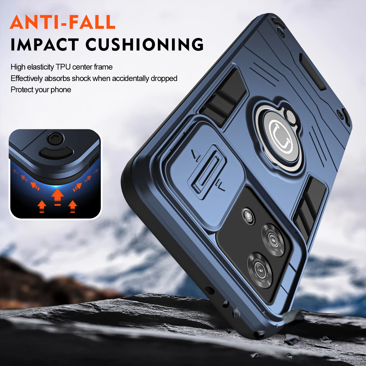 درع لموتورولا إيدج 40 نيو جراب هاتف ل موتو G22 G04...