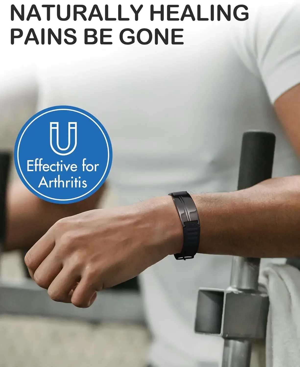 سوار معصم تيتانيوم سيليكون ARADOO