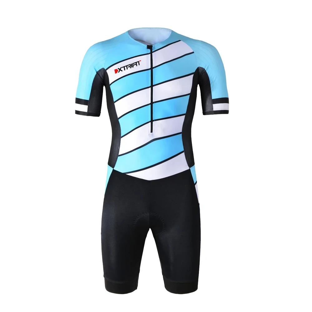 

XTRIAT Men's Short Sleeve Cycling Jersey Skinsuit Sets Ropa Ciclismo Jumpsuit Summer Bicycle Clothes 2021 Triathlon Suits Cycles