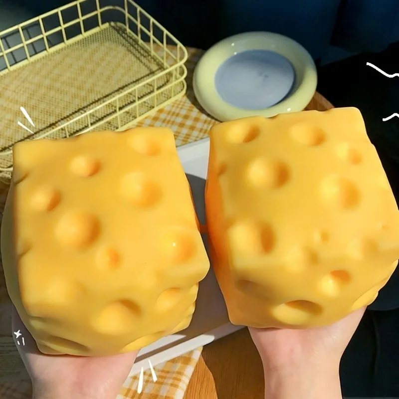 Giant Cheese Squishy Toy 1