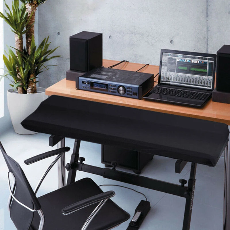 Piano Keyboard Cover, Premium Stretchable Velvet Digital Piano Dust