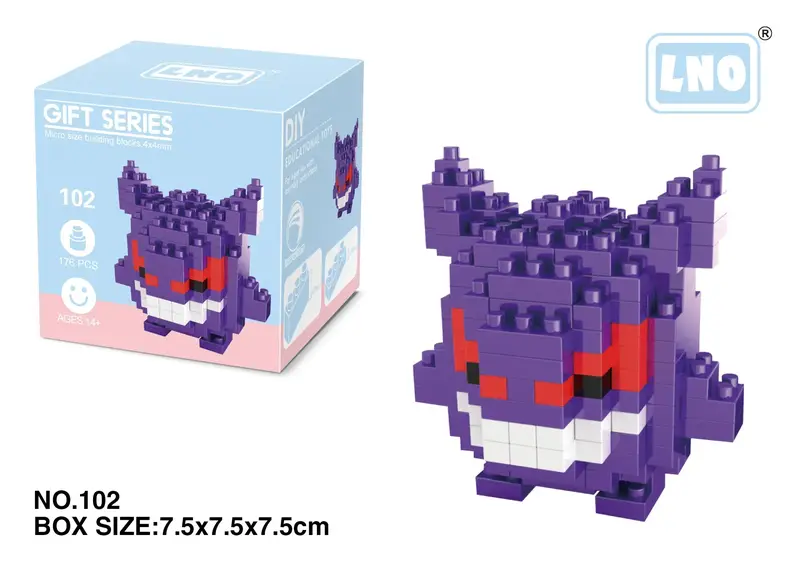 Pokemon Small Blocks Nanoblock Charizard Kyogre Groudon Rayquaza Model Education Graphics Toys for Kids Birthday Gift Toys - Image 18