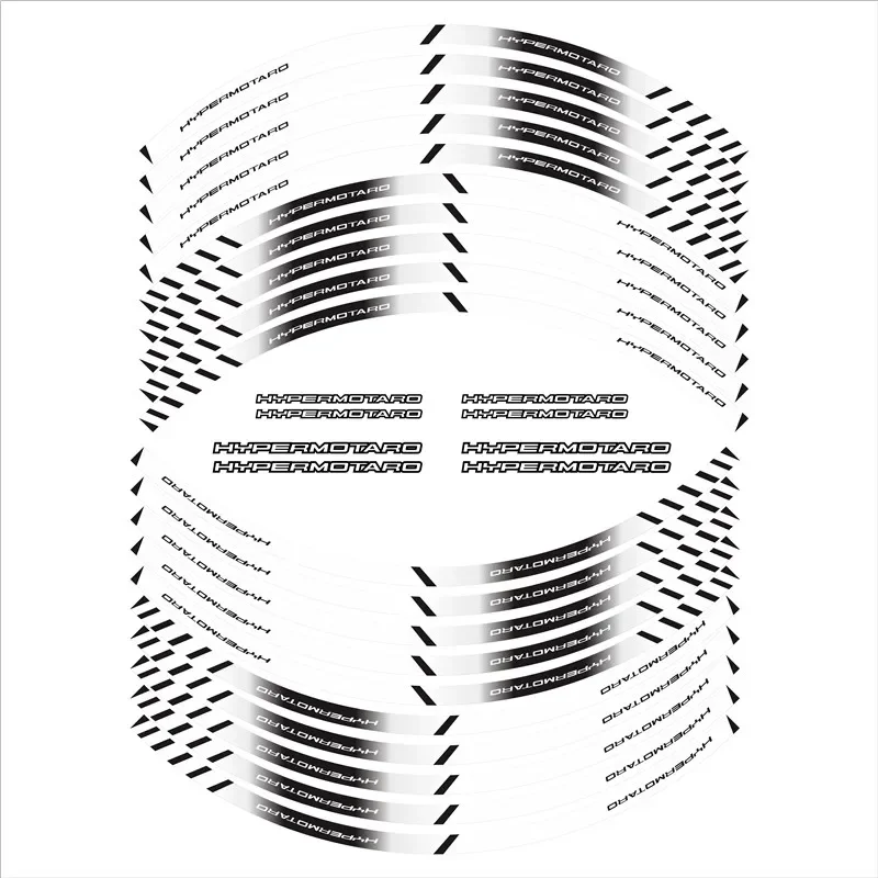 Per Ducati 950 821 1100 939 796 698 Hypermotard Parti Del Motociclo Contour Wheel Decoration Decalcomania Sticker - D