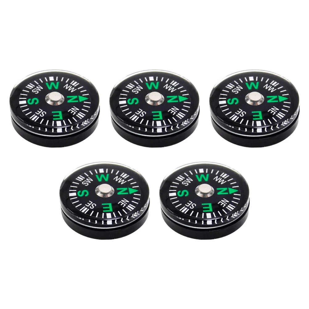 

5 X Travel Accessories Compass for Touring Mini Boating Pocket Kids Oil Filled Hiking Survival