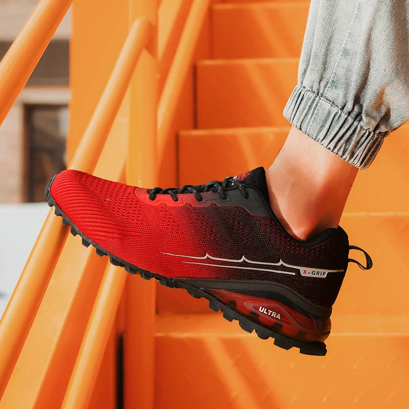 Big Size 50 Men's Trail Running Shoes High Quality Professional Male Trekking Sneakers Anti-Slip Sole Man Walking Sports Trainer