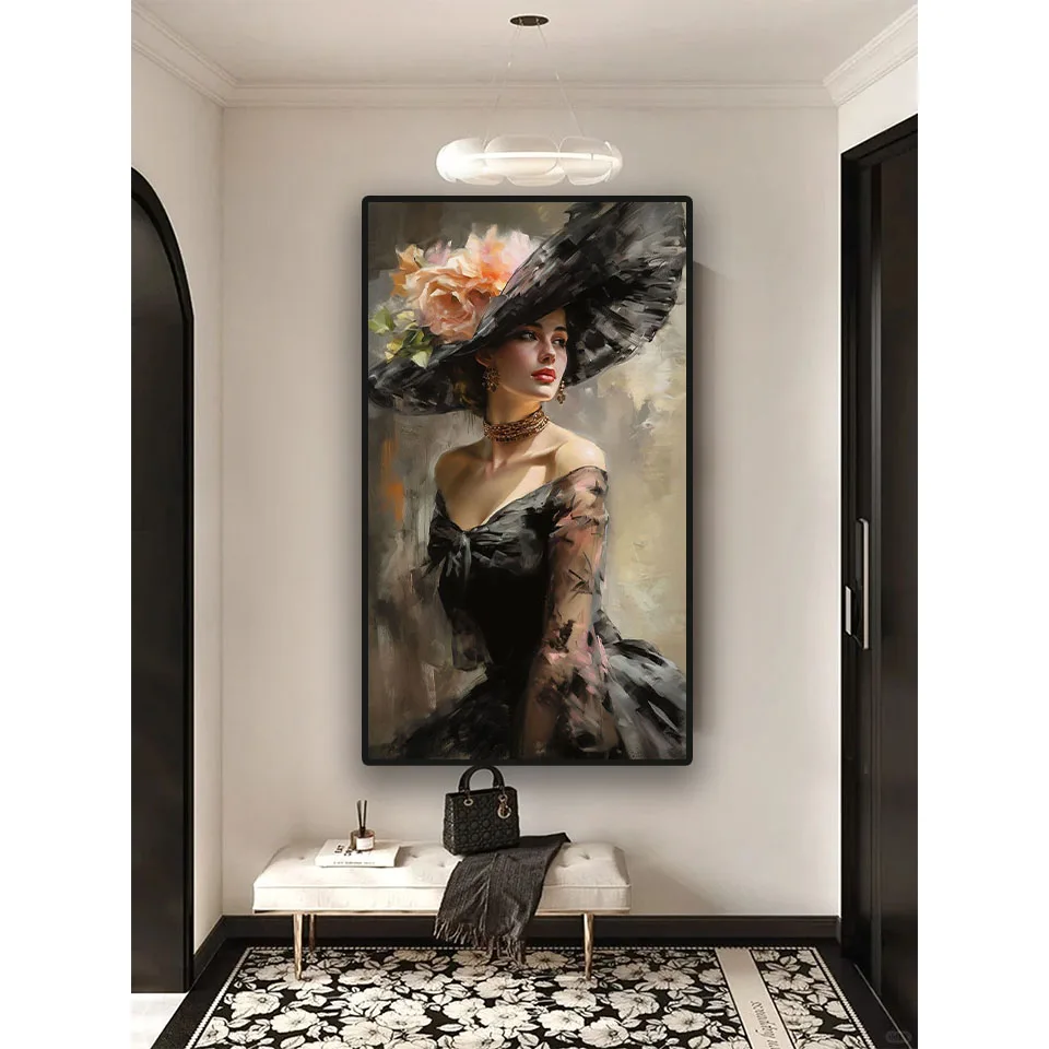 Diamond painting diamond mosaic diamond art set DIY retro style beauty rhinestone cross stitch handmade home decoration pendant