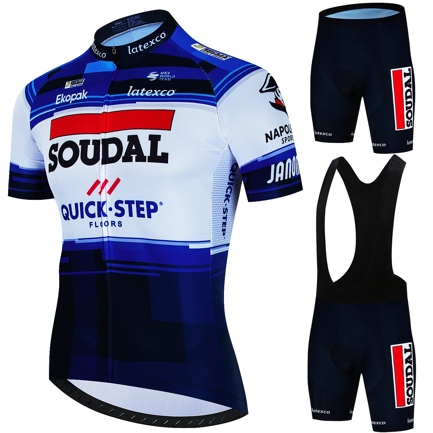 Jersey Cycling SOUDAL Quick Step Road Bike Uniform Team Clothing Men 2025 Jerseys Cycle Spring Summer Men's Shorts Equipment Man 4