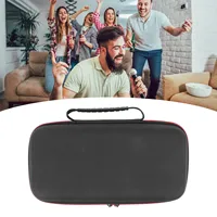 Microphone Carry Bag Microphone Storage Bag Microphone Storage Box Shockproof Drop Proof EVA  Bag Wireless Microphone Case