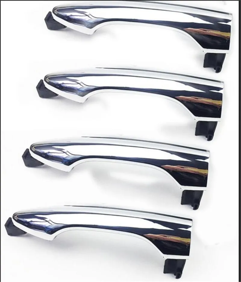 

4PCS/A SET black or plating OUTSIDE DOOR HANDLE FOR Hyundai IX35 Handle Top quality Factory price