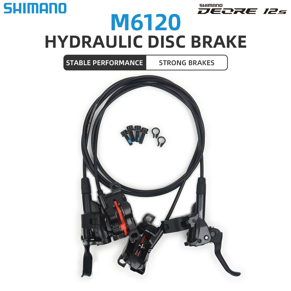 SHIMANO M6120 4 piston Brake MTB Mountain Bikes Hydraulic Disc Brake MTB BR BL M6120 DEORE Brake