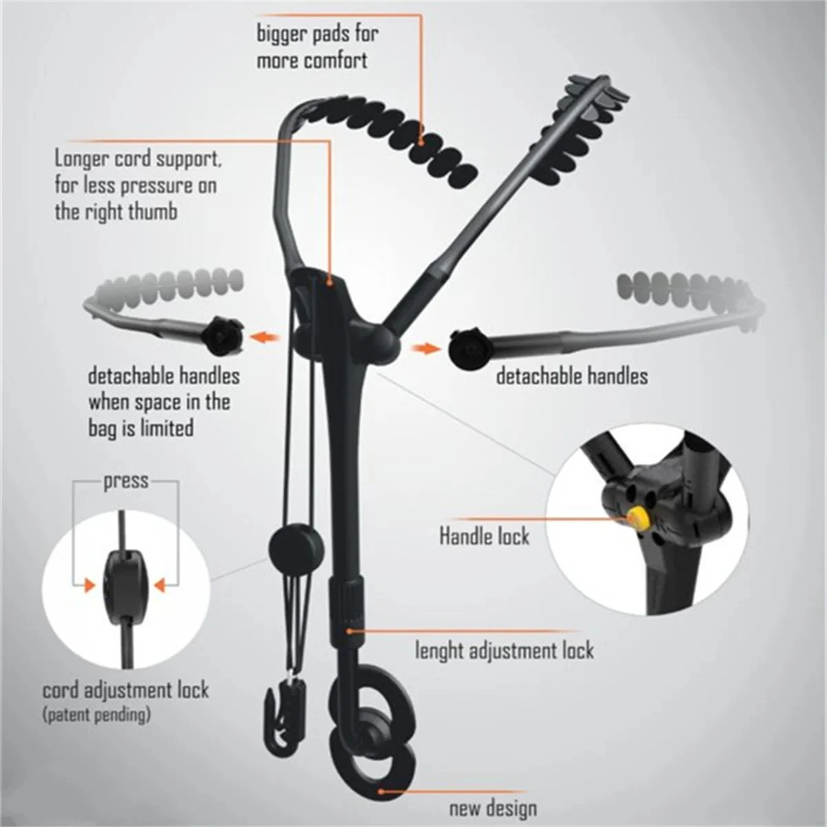 Adjustable Saxophone Neck Strap for Alto Sax Soprano