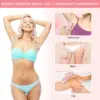 Women Electric Razors 2 in 1 Dual-Head Painless Bikini Trimmer Wet Dry Use for Ladies Pubic Hair Detachable Head Electric Shaver 6