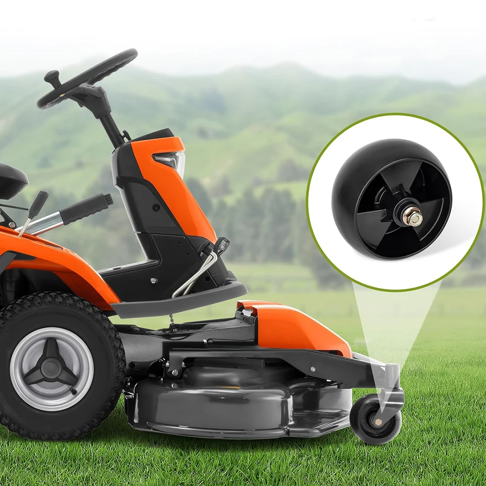 

2pcs Plastic Alloy Steel Deck Front Wheel For 734-0973 734-04155 For - Smooth Premium Spare Parts For Garden Lawn