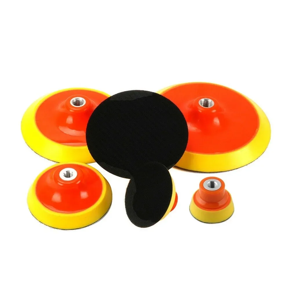 2-7 Inch Backer Plate Backing Pad Car Polisher Angle Grinder Wheel Sander Disc Auto Polishing Machine Tool 1pcs grinder accessories