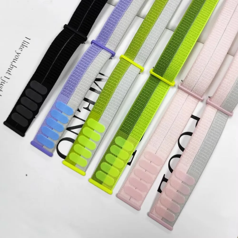 Versatile Nylon Loop Strap - 20mm/22mm, Sport Bracelet Wristband