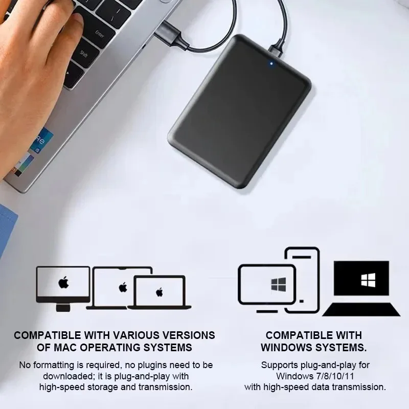 도시바 A5 시리즈 소형 블랙 휴대용 하드 드라이브 고속 USB 3.2 Gen1 외장 데이터 저장 장치 Mac OS 호환