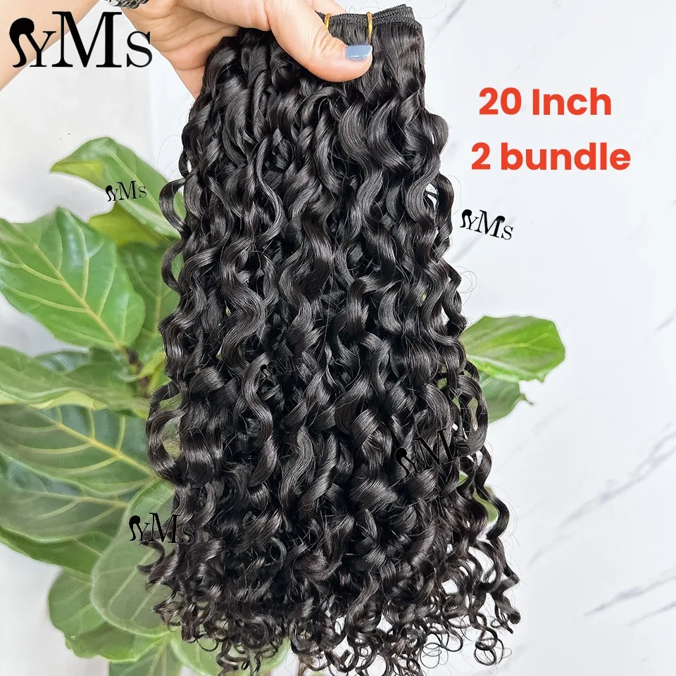 Human Hair Weave Extensions Double Drawn Burmese 3B3C Curly Hair Bundle Weft Unprocessed 3B3C Raw