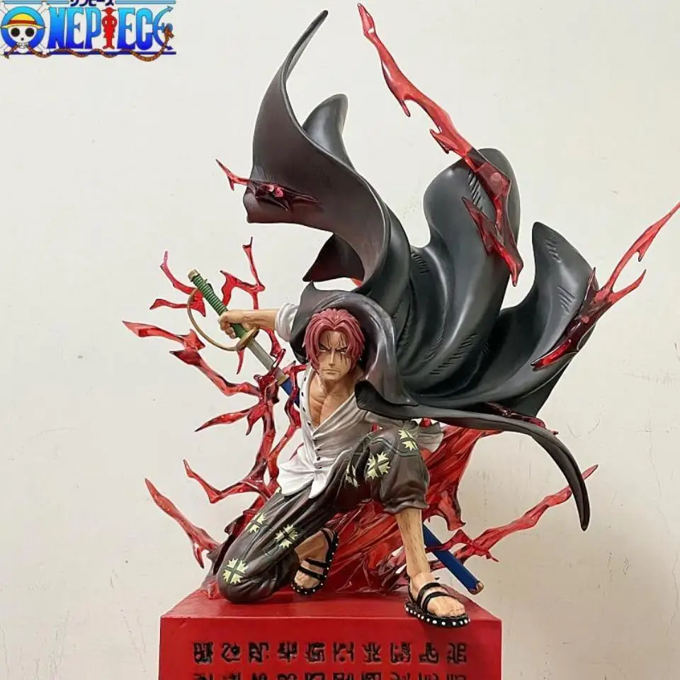 

32cm One Piece Figure Chronicle Master Stars Plece Squatting The Shanks Style Pvc Action Figurine Anime Collection Model Toy