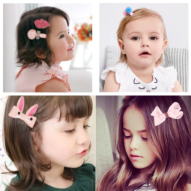 18-piece Children's Hair Clips Hairband Girls' Headwear Gift Baby Princess  Super Fairy Cute Hairpin Baby's Hair Accessory Set - Hair Clip - AliExpress