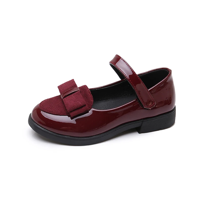 Leather Princess Dress Shoes for Girls Kids Casual Flats