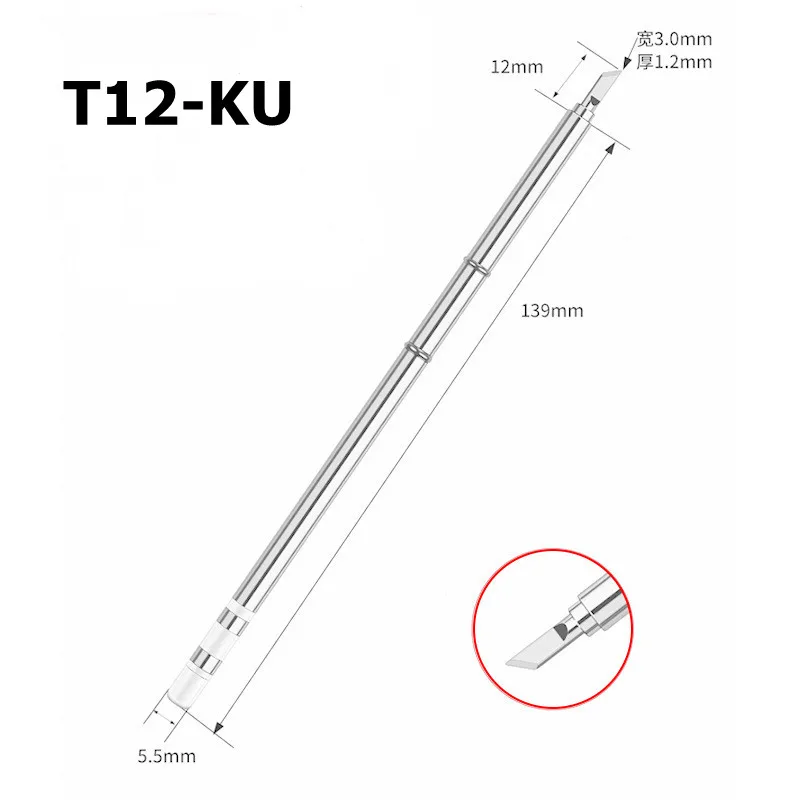 T12 Soldering Solder Iron Tipsжало для паяльника For Hakko FX951 STC AND STM32 OLED Soldering Station Electric Soldering Iron soldering iron station Welding Equipment