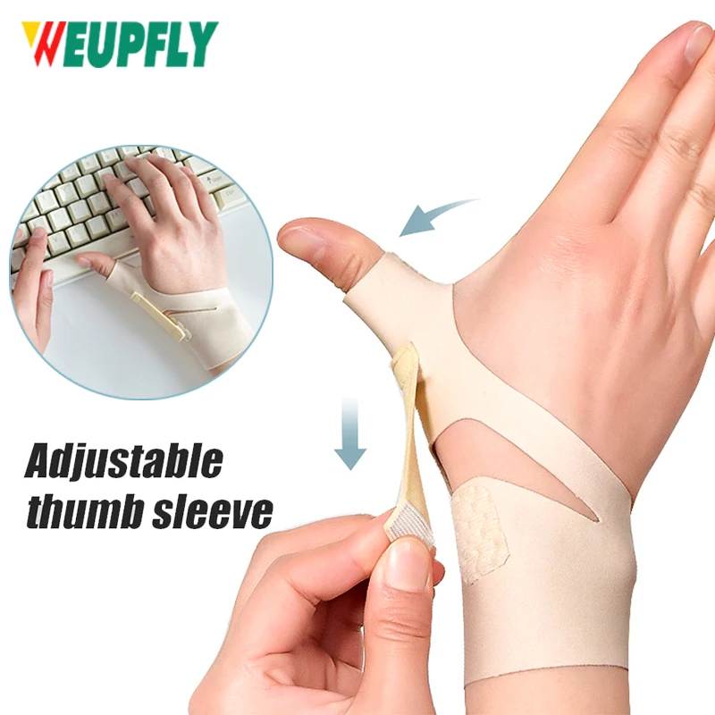 

1Pcs Thumb Brace & Wrist Stabilizer Right Left Hand Women and Men,CMC Thumb Brace with Thumb Support,for Relieving Pain,Sprains